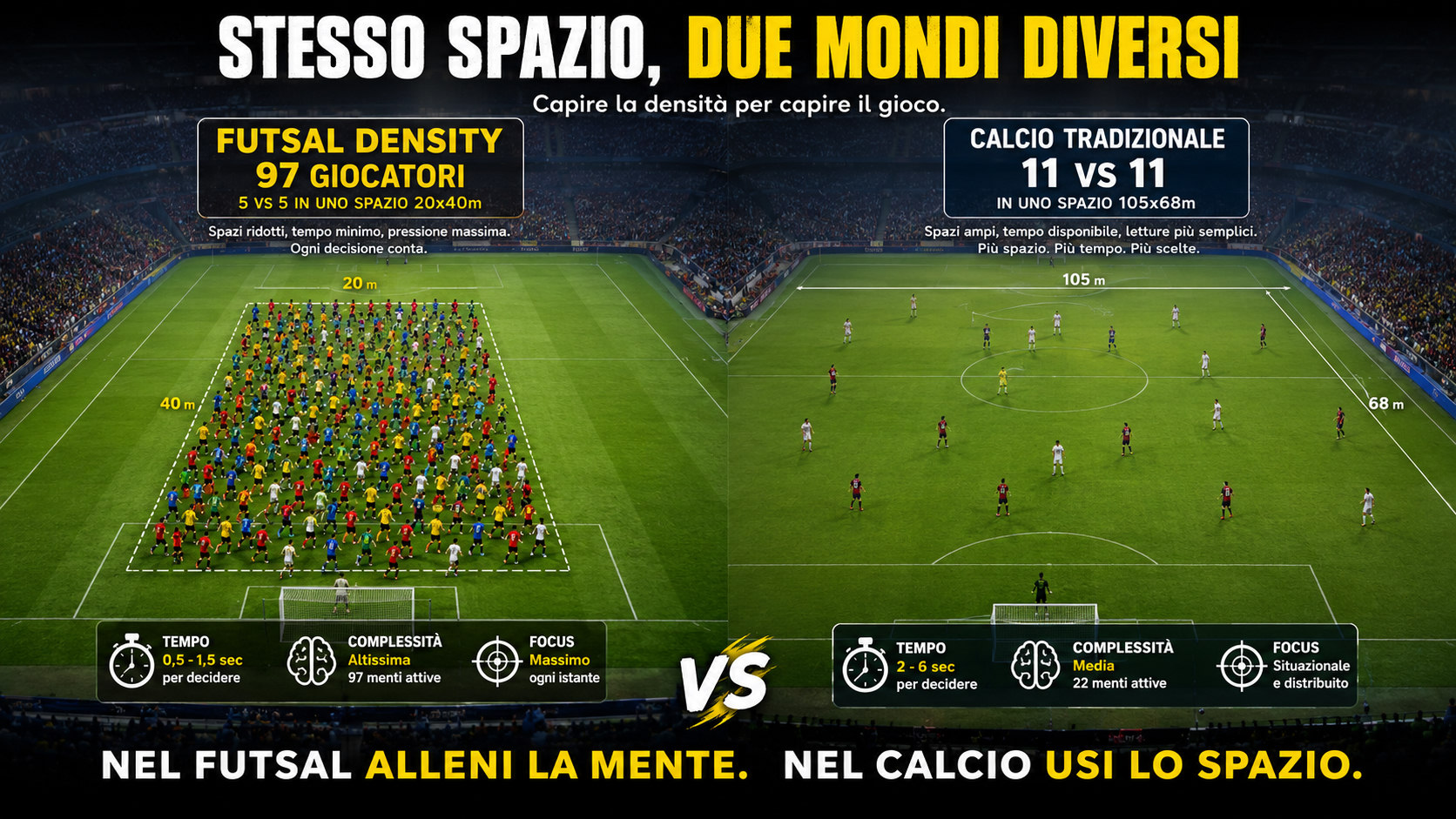 La densità che allena la mente